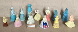 13 AVON PERFUME BOTTLES