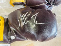 SET OF SIGNED MIKE TYSON BOXING GLOVES WITH COA