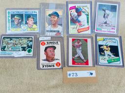 8PC VINTAGE BASEBALL CARDS