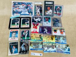 LOT OF BASEBALL CARDS AND HOLOGRAM CARDS