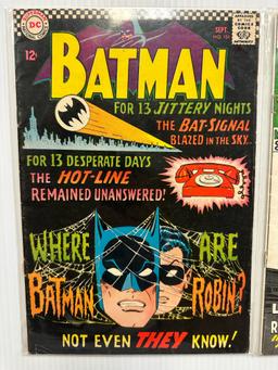 2PC VINTAGE 1966 AND 1969 BATMAN AND IRON MAN COMIC BOOKS