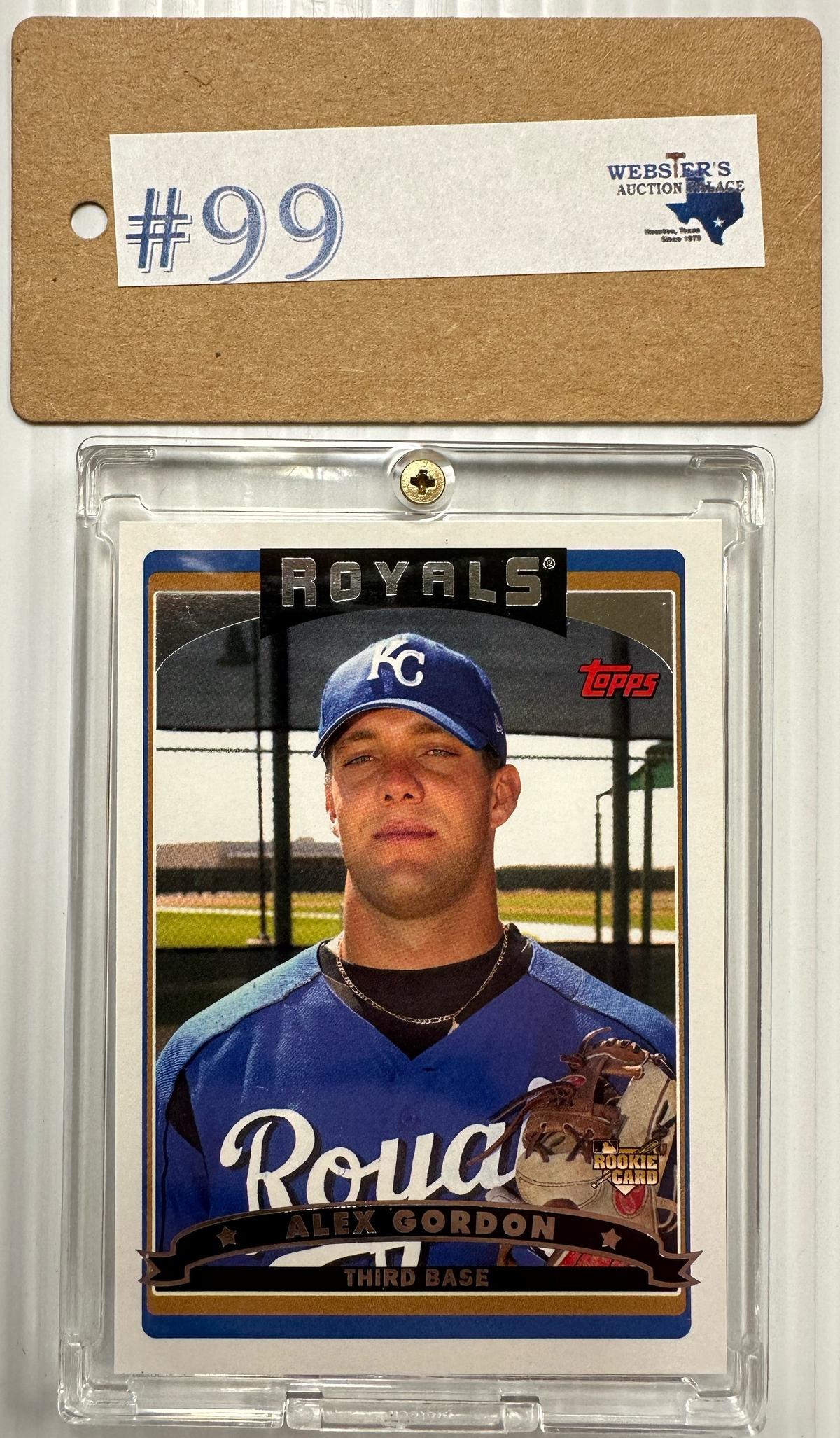 2006 TOPPS ALEX GORDON ROOKIE BASEBALL CARD