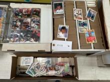 LARGE BOXES OF BASEBALL CARDS