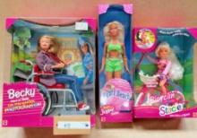 3PC BARBIE "FRIEND" DOLLS