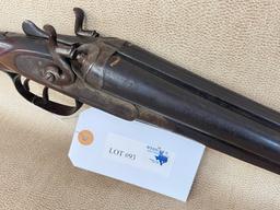 LIEGEOISE D' ARMS 12 GAUGE DOUBLE BARREL SHOTGUN