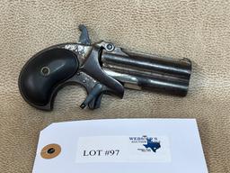 ANTIQUE REMINGTON TYPE 4 .41 RIMFIRE OVER/UNDER DERRINGER