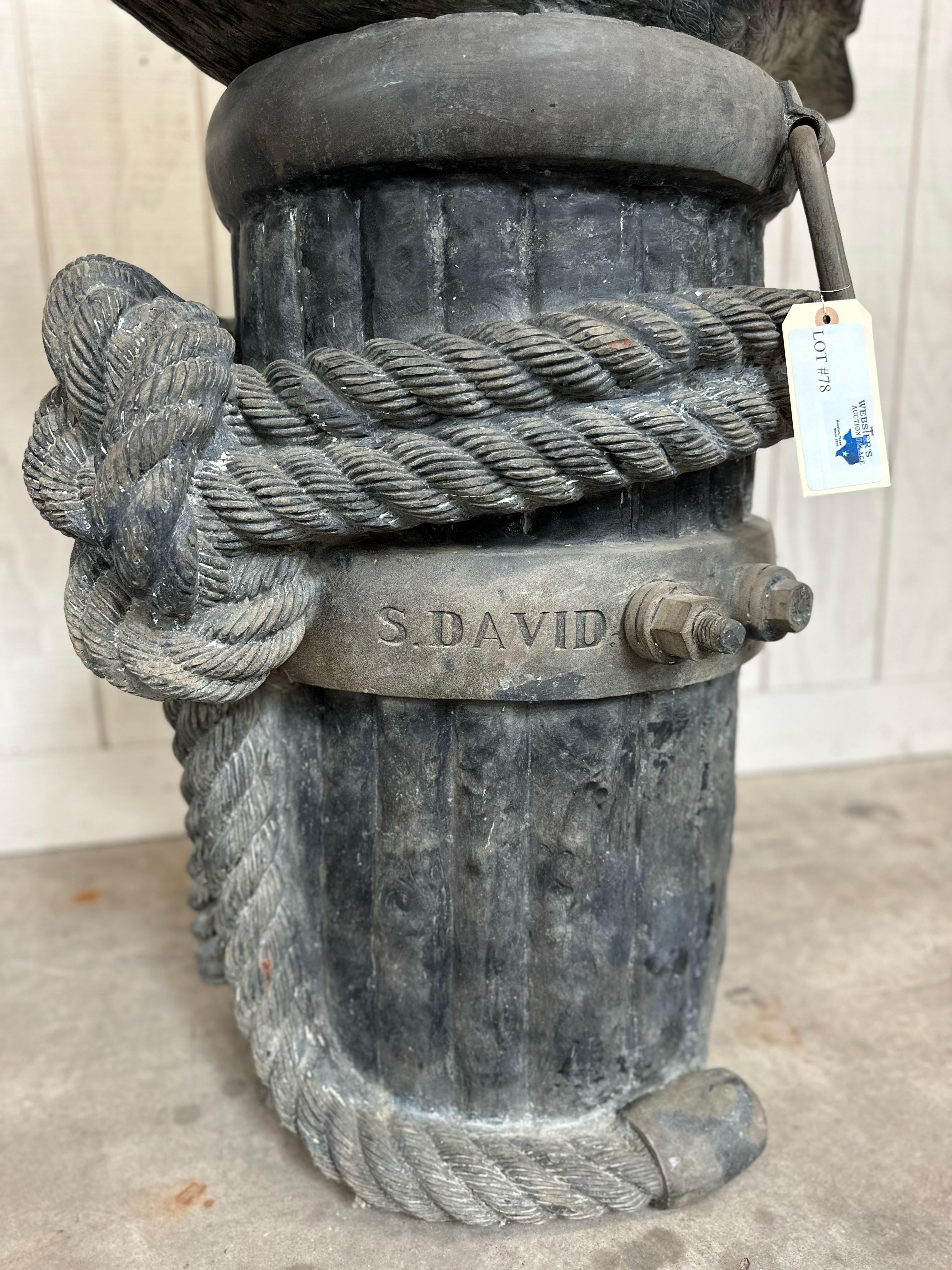 BRONZE S. DAVID PELICAN FOUNTAIN WITH PUMP