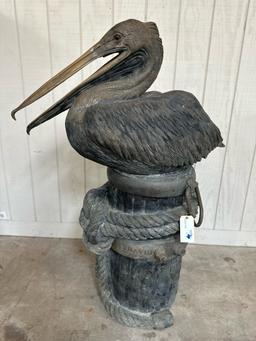 BRONZE S. DAVID PELICAN FOUNTAIN WITH PUMP