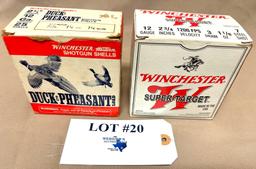 (2) BOXES OF 12GA AMMO