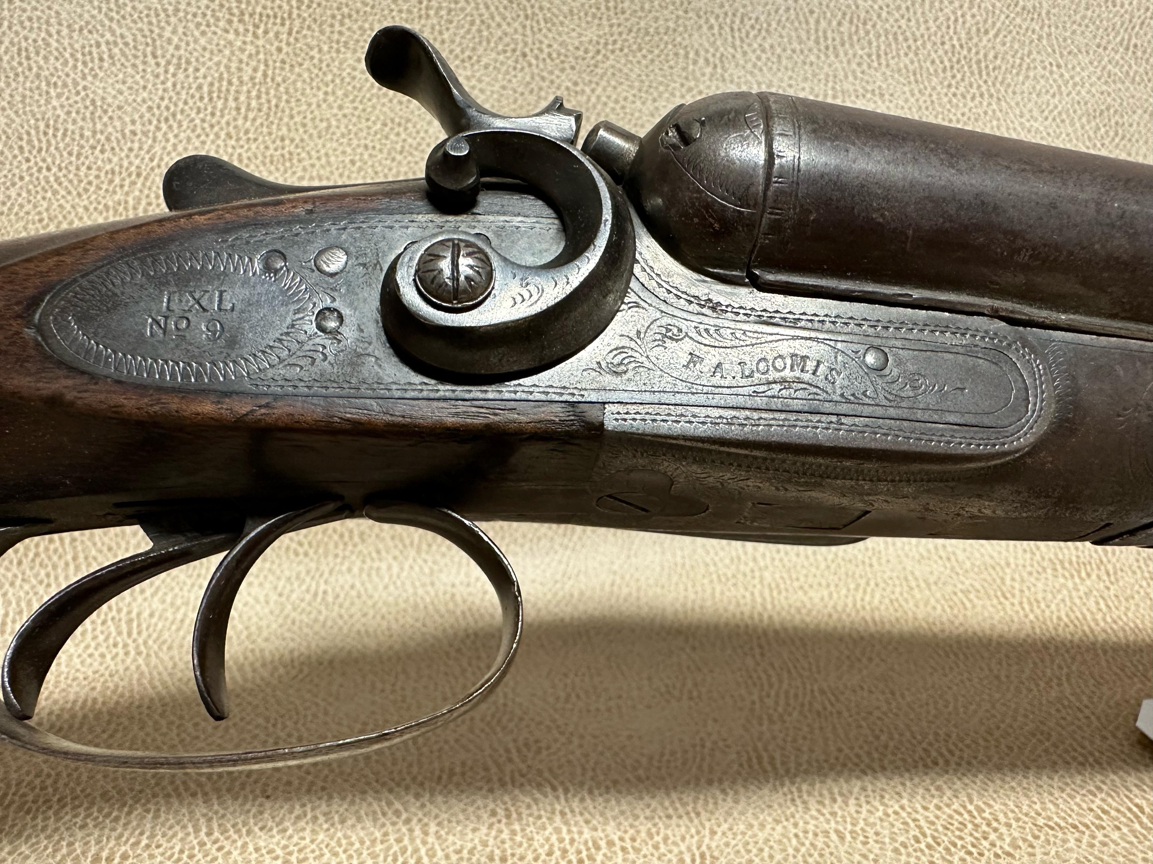 ANTIQUE DOUBLE BARREL-US MADE 10GA  F. A. LOOMIS-IXL NO.9