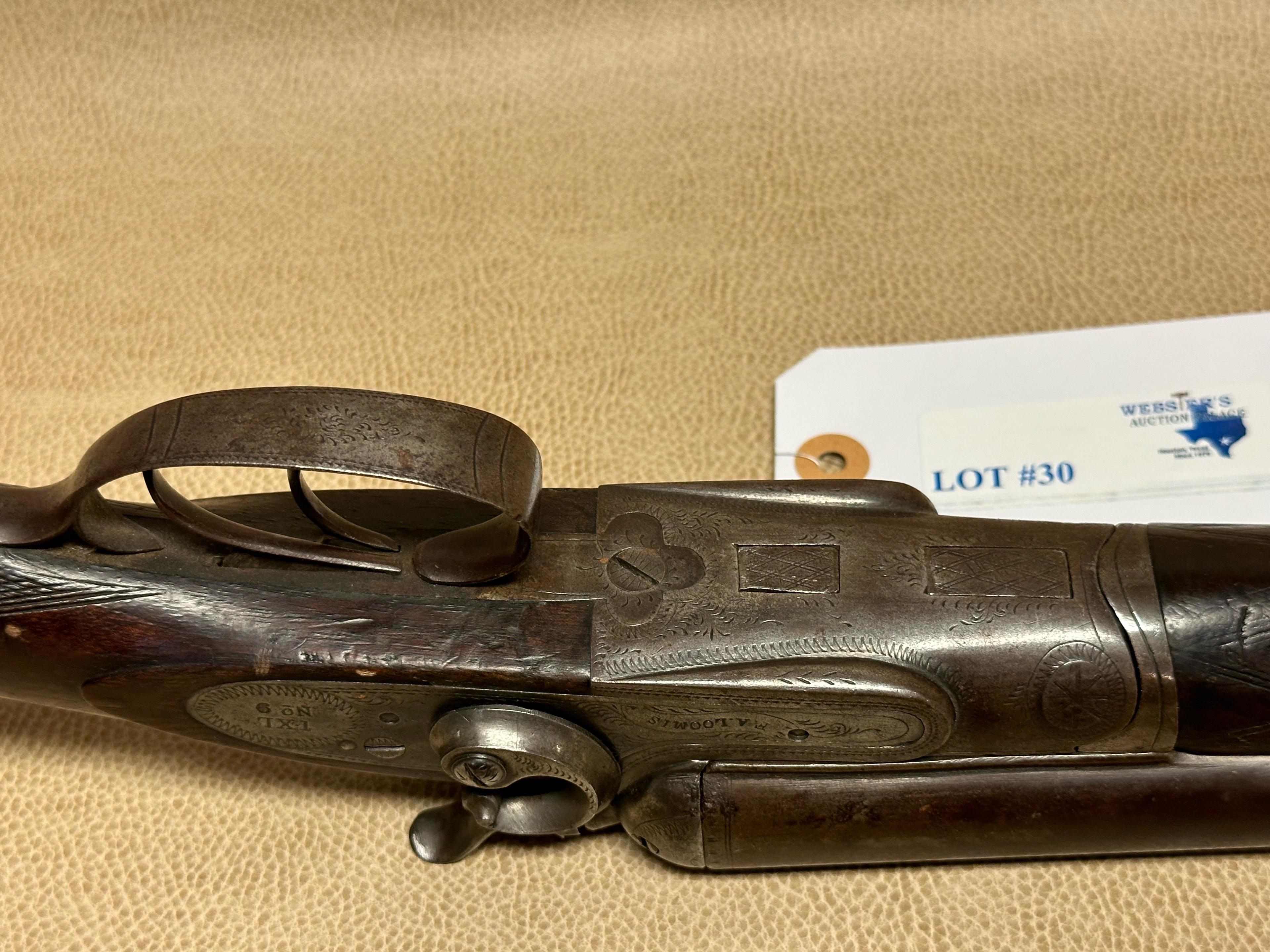 ANTIQUE DOUBLE BARREL-US MADE 10GA  F. A. LOOMIS-IXL NO.9