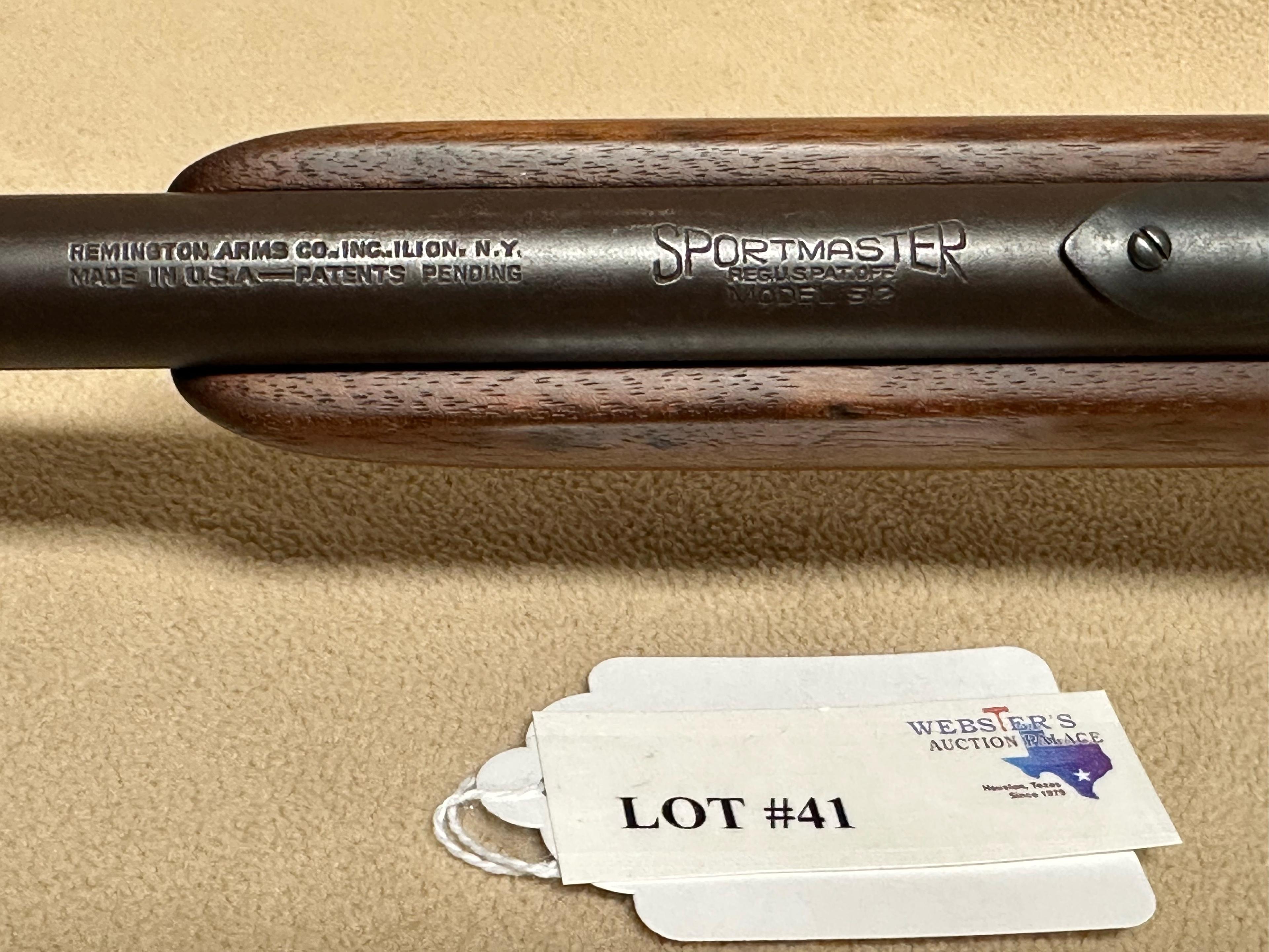 REMINGTON MODEL 512SM .22CAL RIFLE