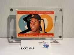 1960 TOPPS WILLIE MC COVEY