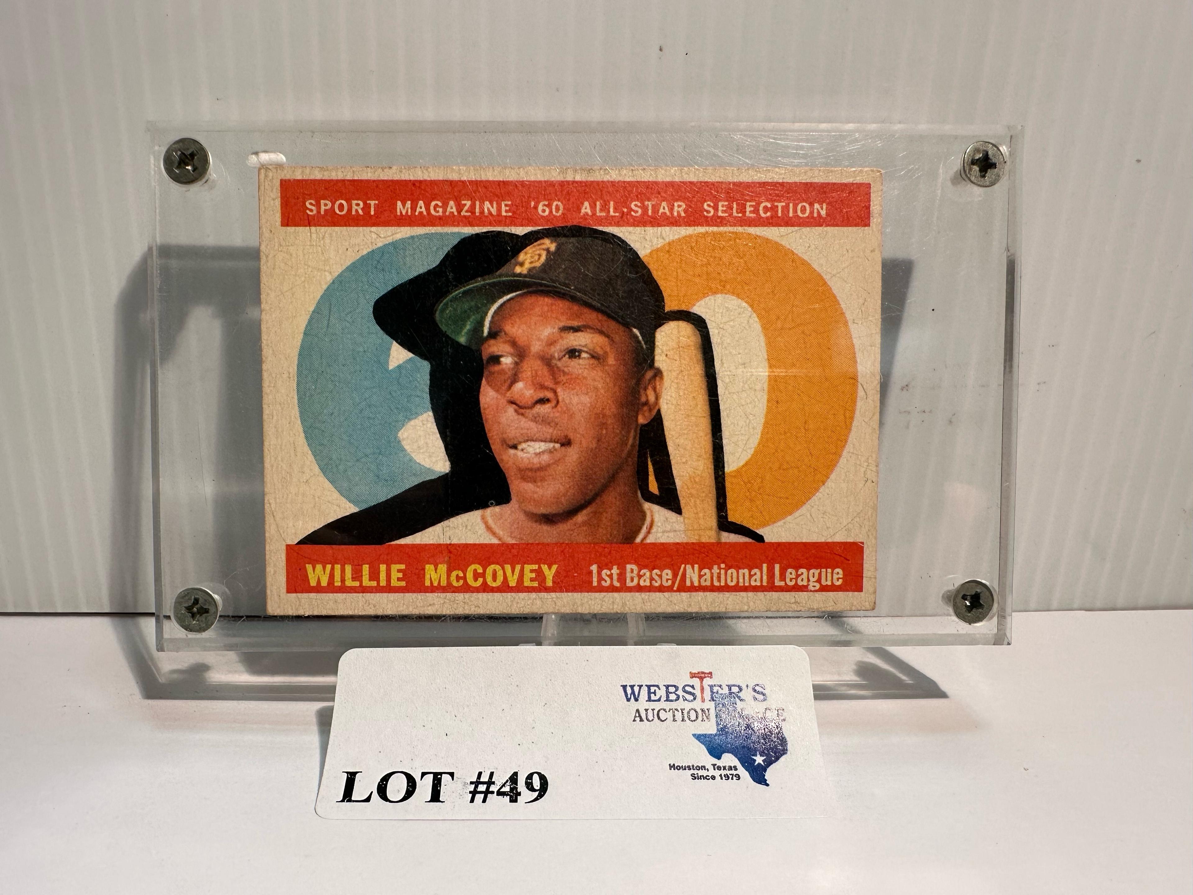 1960 TOPPS WILLIE MC COVEY