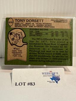 1978 TOPPS  TONY DORSETT