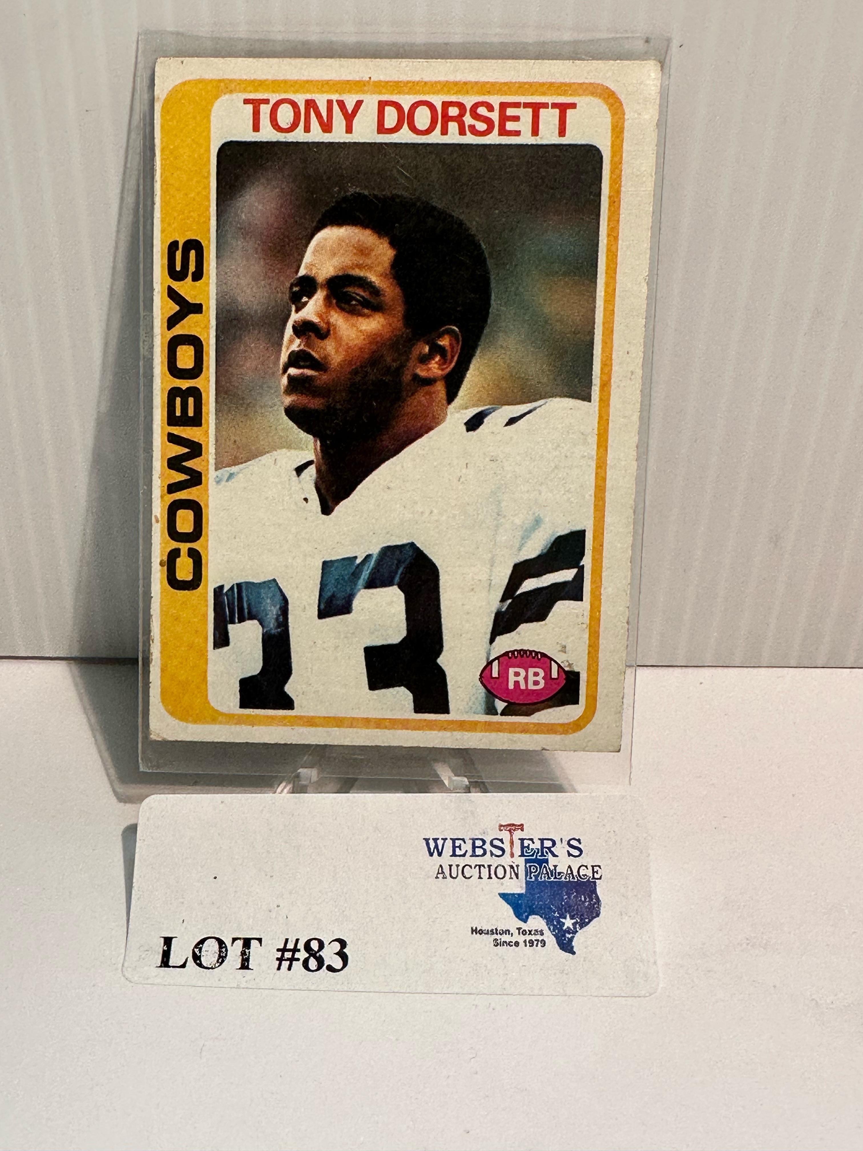 1978 TOPPS  TONY DORSETT
