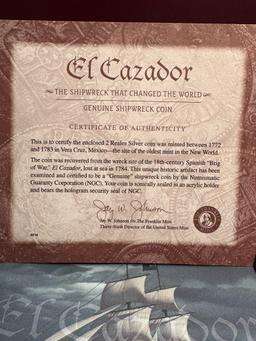 1779 EL CAZADOR SHIPWRECK NGC GRADED COIN