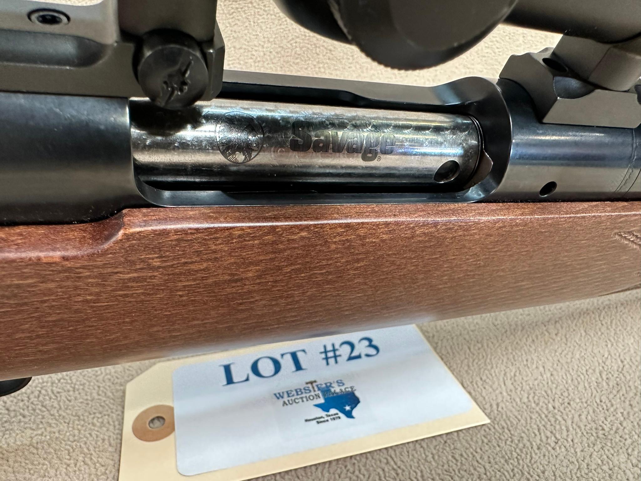 SAVAGE MODEL 10 .243 WIN RIFLE W/ NIKON SCOPE