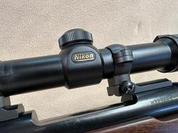 SAVAGE MODEL 10 .243 WIN RIFLE W/ NIKON SCOPE