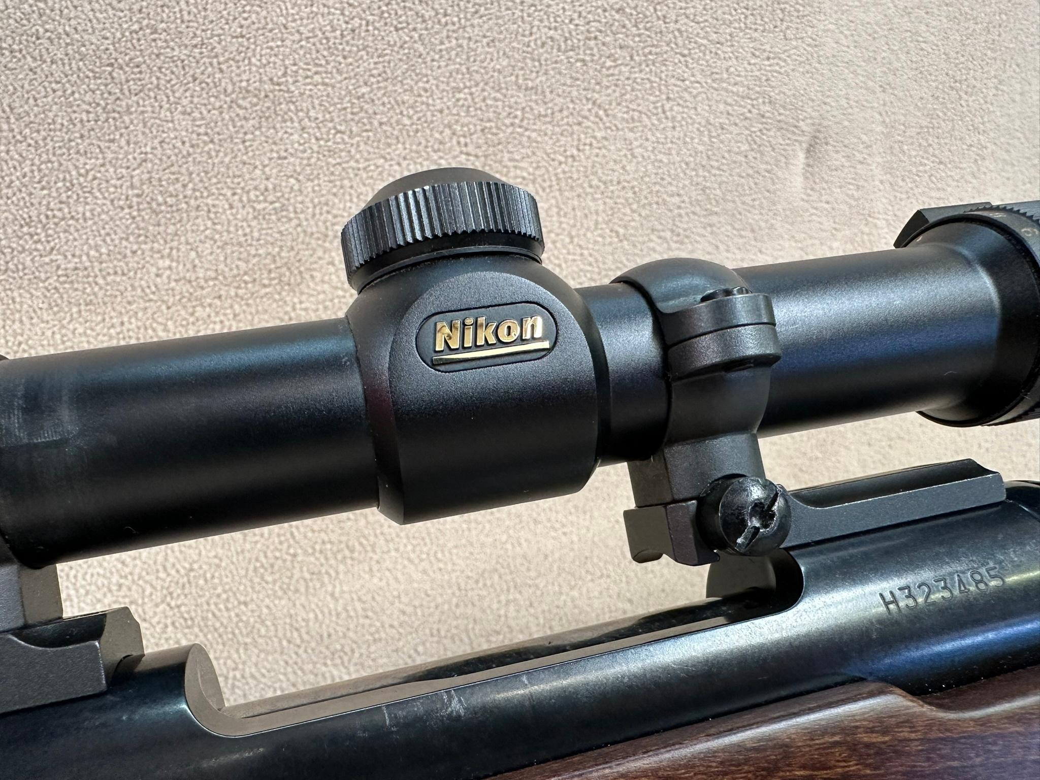 SAVAGE MODEL 10 .243 WIN RIFLE W/ NIKON SCOPE