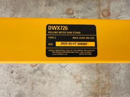 DEWALT ROLLING MITER SAW STAND