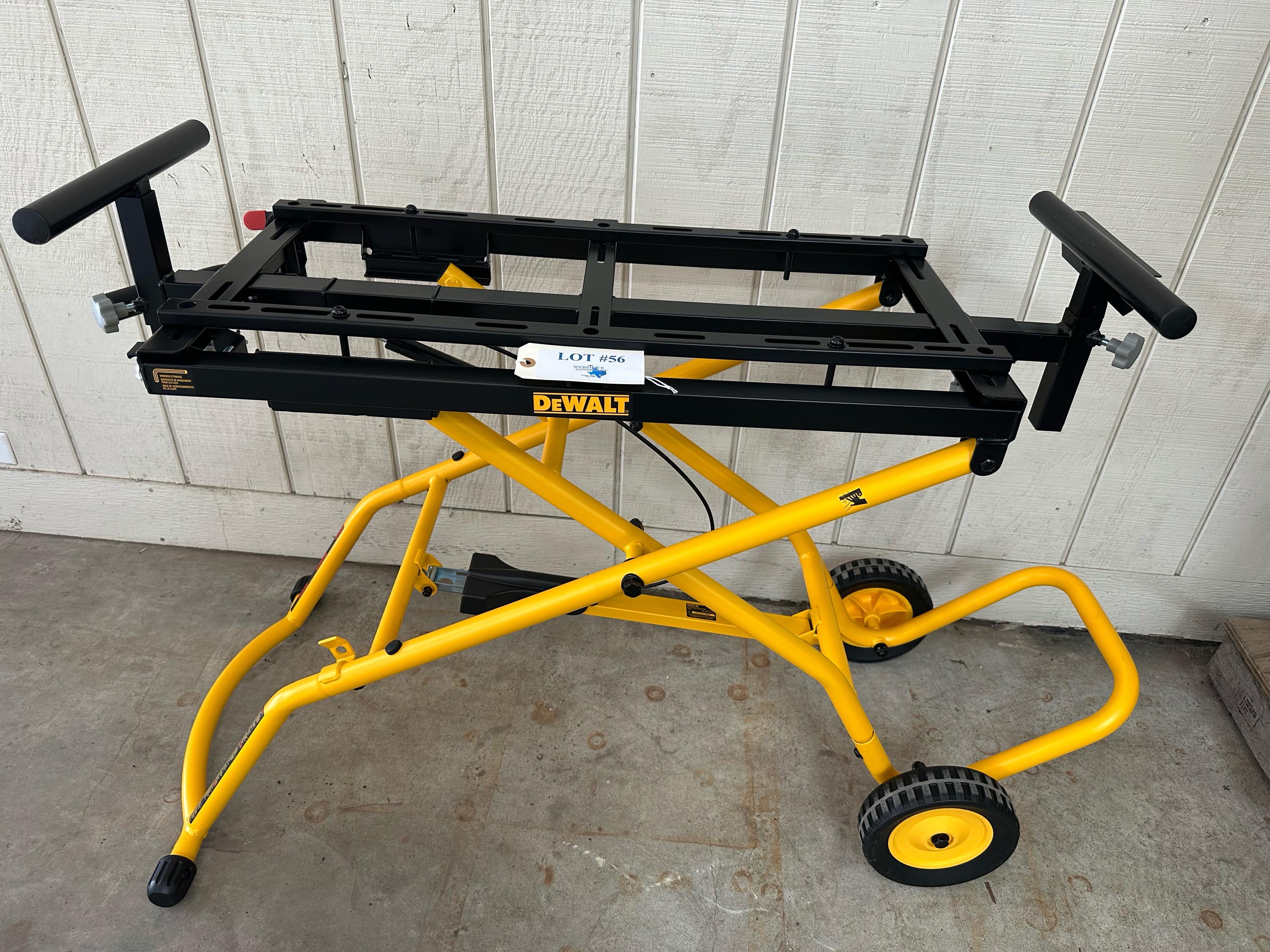 DEWALT ROLLING MITER SAW STAND