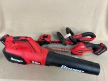 BAUER LAWN CARE TOOLS W/ BATTERY