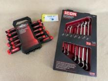 IRONTON 45PC SCREWDRIVER SET & ICON WRENCH SET