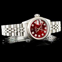 Rolex DateJust 18K & SS Ladies Wristwatch