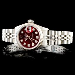 Rolex DateJust 18K & SS Ladies Wristwatch