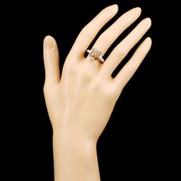 14K Gold 2.85ctw Fancy Color Diamond Ring
