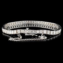 14K Gold 5.67ctw Diamond Bracelet