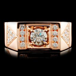 14K Gold 0.84ctw Fancy Diamond Ring