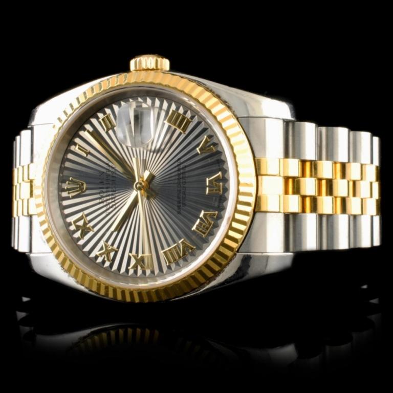 Rolex DateJust 116233 YG/SS Fluted 36MM Watch