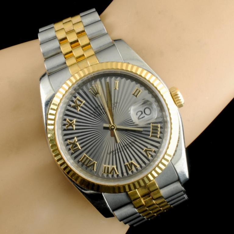 Rolex DateJust 116233 YG/SS Fluted 36MM Watch