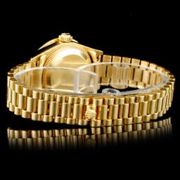 Rolex DateJust 18K YG Diamond 26MM Watch