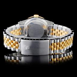 Rolex YG/SS DateJust Diamond 36MM Watch