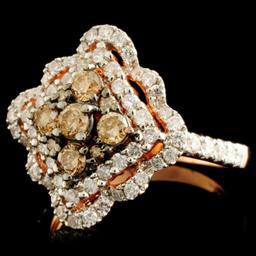 14K Gold 1.19ctw Diamond Ring