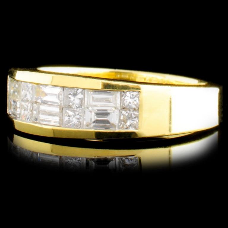 18K Gold 0.78ctw Diamond Ring
