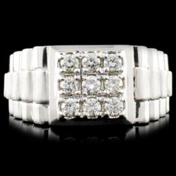 14K Gold 0.62ctw Diamond Ring