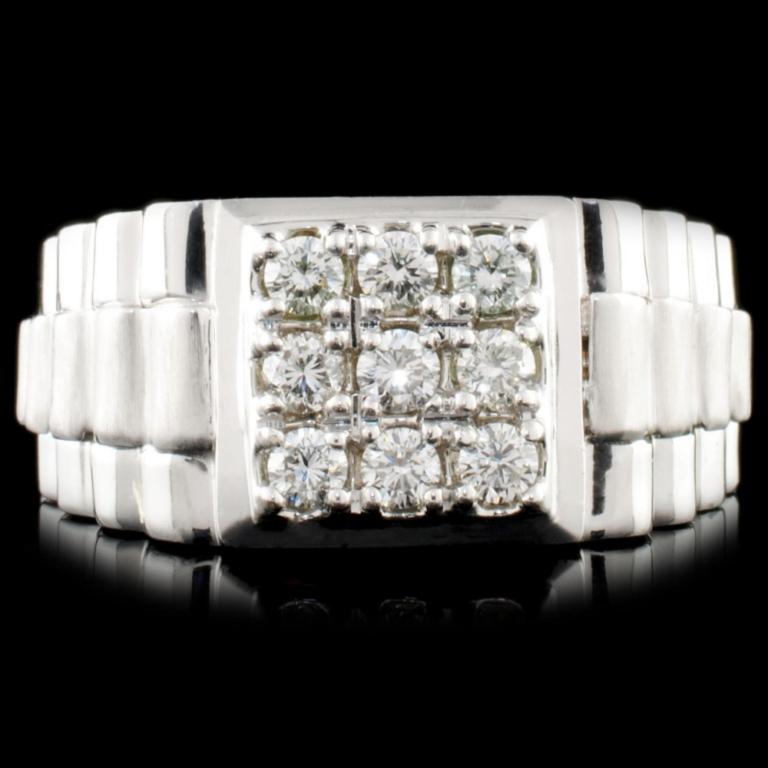 14K Gold 0.62ctw Diamond Ring