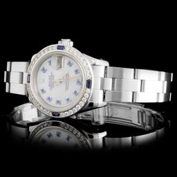 Rolex SS DateJust Diamond Ladies Watch