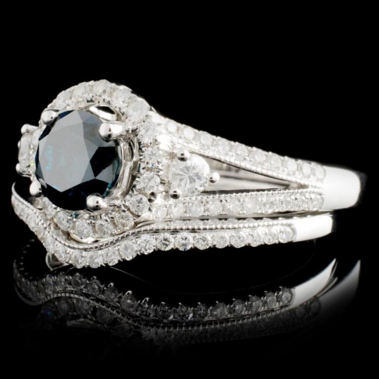 18K Gold 1.47ctw Fancy Color Diamond Ring