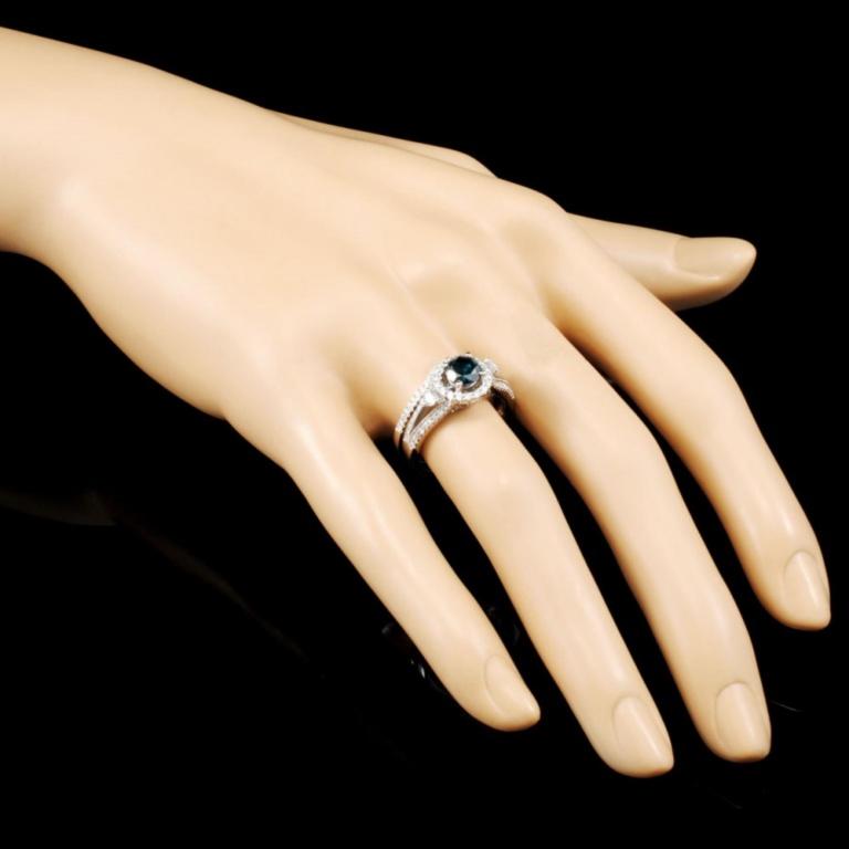 18K Gold 1.47ctw Fancy Color Diamond Ring