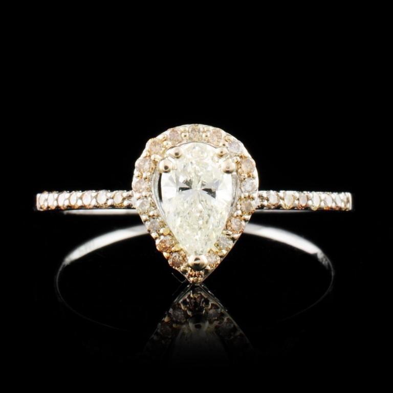 14K Gold 0.76ctw Diamond Ring
