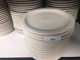 Approximately 136-Count 10-1/2" Crestware Plates