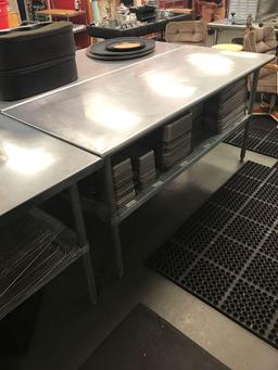 Stainless Steel Top Bullnose Prep Table
