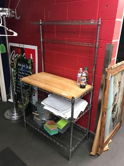 Chrome Wire Work Bench/ Shelf