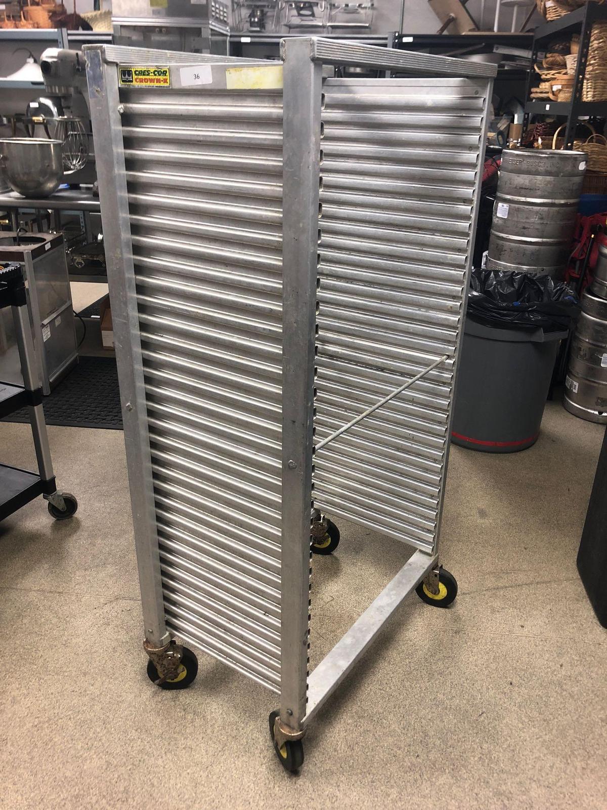Cres-Cor 26" Tray Rack On Casters