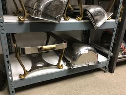 Stainless Steel & Brass Rectangular Chafer
